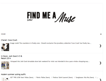 Tablet Screenshot of findmeamuse.com